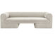 Ionic Meg Taupe Sofa